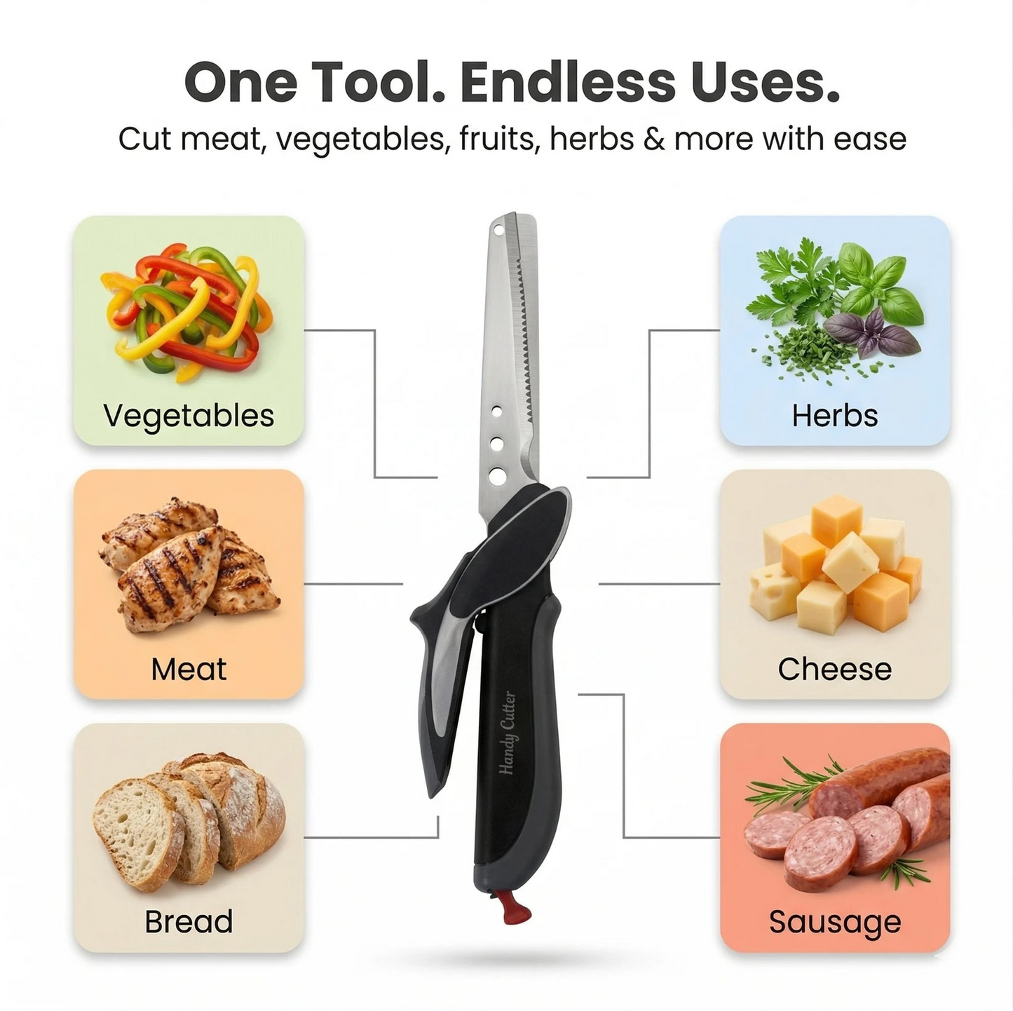Clever Cutter™ 2-in-1 Kitchen Knife & Cutting Board